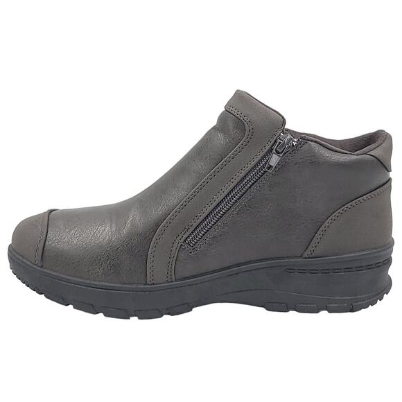 Easy Works by Easy Street Women Jovi Comfort Ankle Booties Size US 8M Grey - Picture 3 of 5